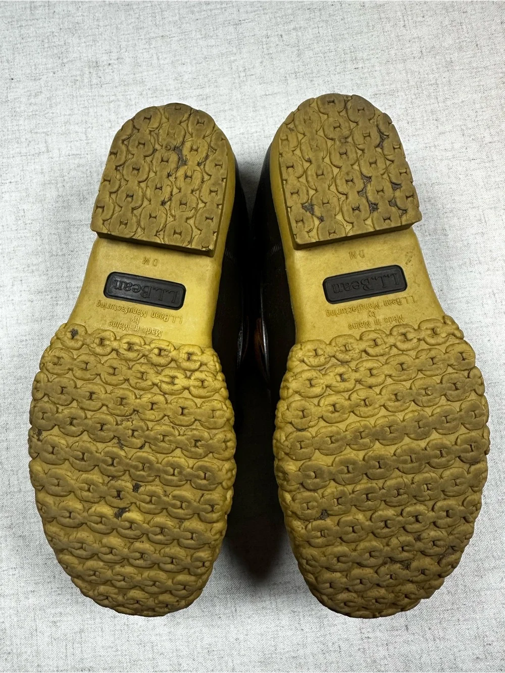 L.L. Bean Two-Tone Brown Boat Shoe Moccasin Size 8/DM
